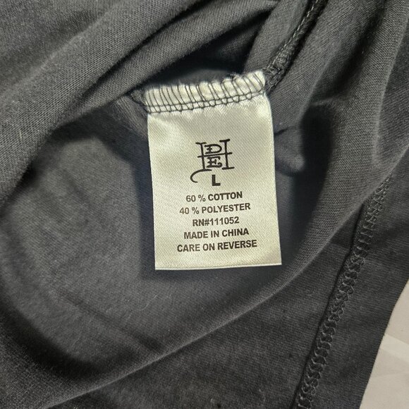 Don Ed Hardy Designs Gray Short Sleeve T-shirt Unisex Size Large Snake Gore NEW - Picture 4 of 8